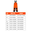 Glowear By Ergodyne 8928 XL Orange Class E Hi-Vis Insulated Bibs 8928